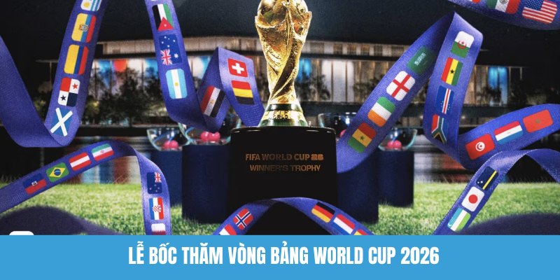 Lễ bốc thăm lịch thi đấu World Cup 2026 vòng bảng