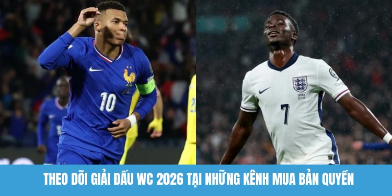 Theo dõi giải đấu WC 2026 tại những kênh mua bản quyền